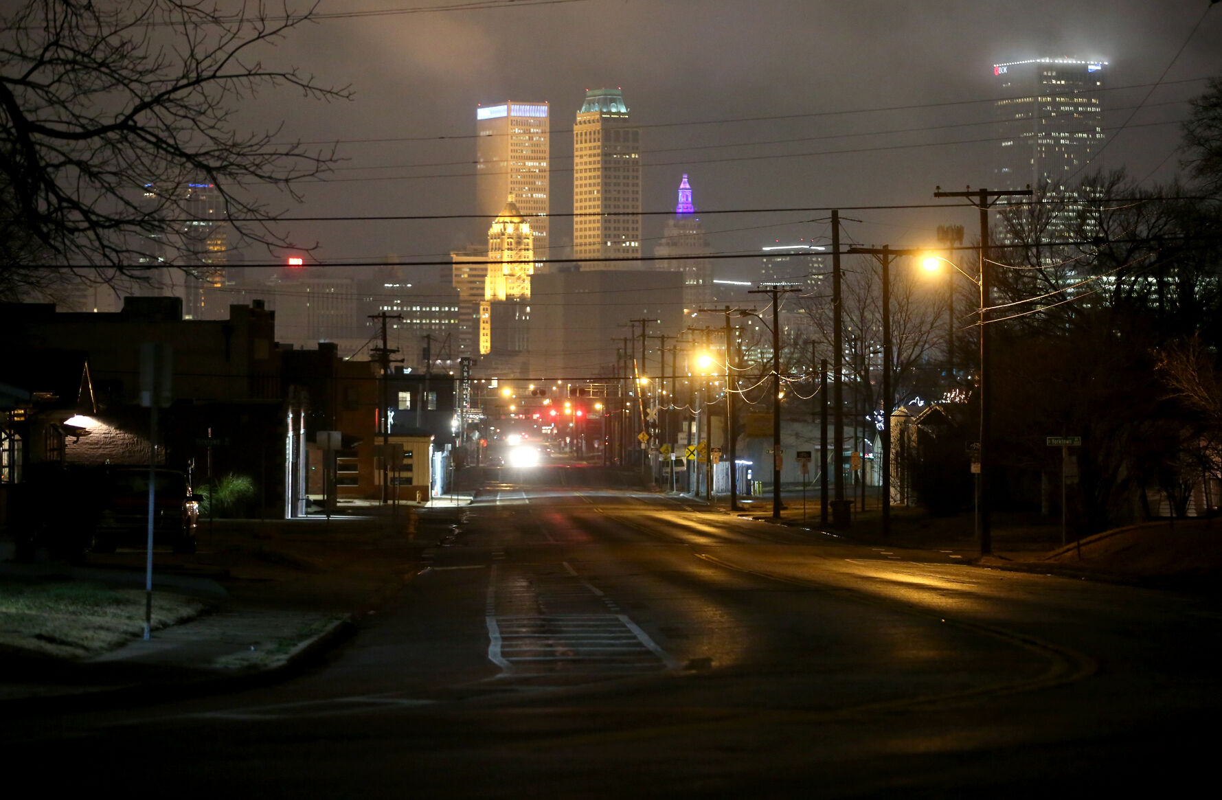 Tulsa at night